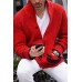 Men's Leisure Comfort Half-high Collar Sweater Button Jacket