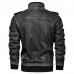 MenS PU Retro Leather Jacket