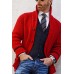 Men's Leisure Comfort Half-high Collar Sweater Button Jacket